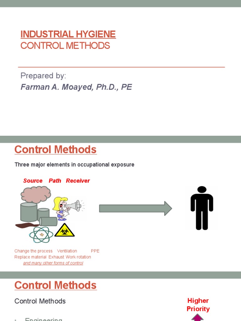 INDUSTRIAL HYGIENE CONTROL METHODS PDF