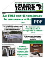 La Semaine Africaine: Le FMI Est-Il Toujours Le Sauveur Attendu?