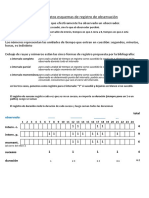 Ejemplo de Planilla en Excel para Observación Sistemática