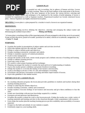 LESSON PLAN 