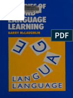 Second Language Learning by Barry McLaughlin