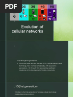 Evolution of Cellular Networks