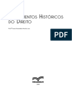 Livro Fundamentos Historicos Do Direito