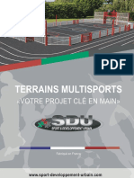 Catalogue Terrain Multisports Sport développement Urbain