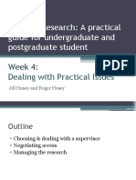 Week 4 Dealing With Practical Issue