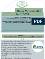 Analysis of Heavy Metals in Rice by ICP-MS