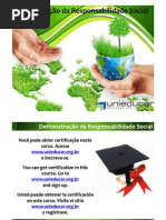 Curso online Demonstração da Responsabilidade Social Unieducar