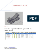 Hinh Chieu 3D Sang 2D Trong Autocad