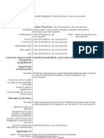 CV Format European