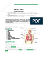 BIOLOGIA II - Respiração