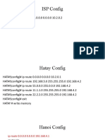 Static - RIPv2 - OSPF Config