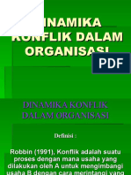 Dinamika Konflik Dalam Organisasi