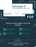 Kelompok 6_Pengolahan Limbah Secara Kimia