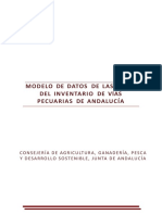 Modelo de Datos de Las Capas Del Inventario de Vías Pecuarias de Andalucía