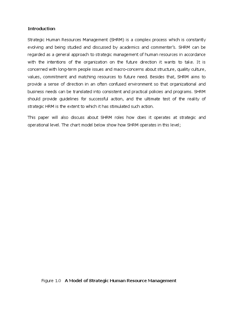 Understanding Strategic HR Management | PDF | Human Resource Management ...