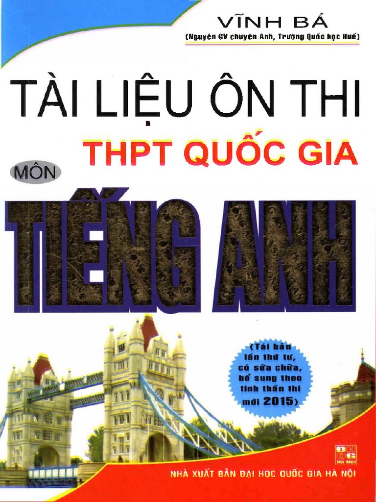 Sách Tai Lieu On Thi THPT Quoc Gia Mon Tieng Anh PDF Foto