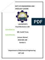 University of Engineering and Technology Lahore: Submitted To