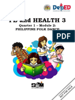Pe and Health 3: Quarter 1 - Module 2: Philippine Folk Dance