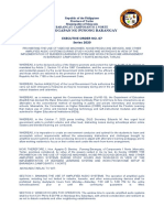 Tanggapan NG Punong Barangay Executive Order No. 07 Series 2020