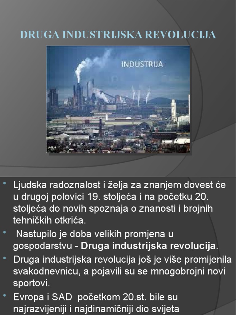 Druga Industrijska Revolucija PDF