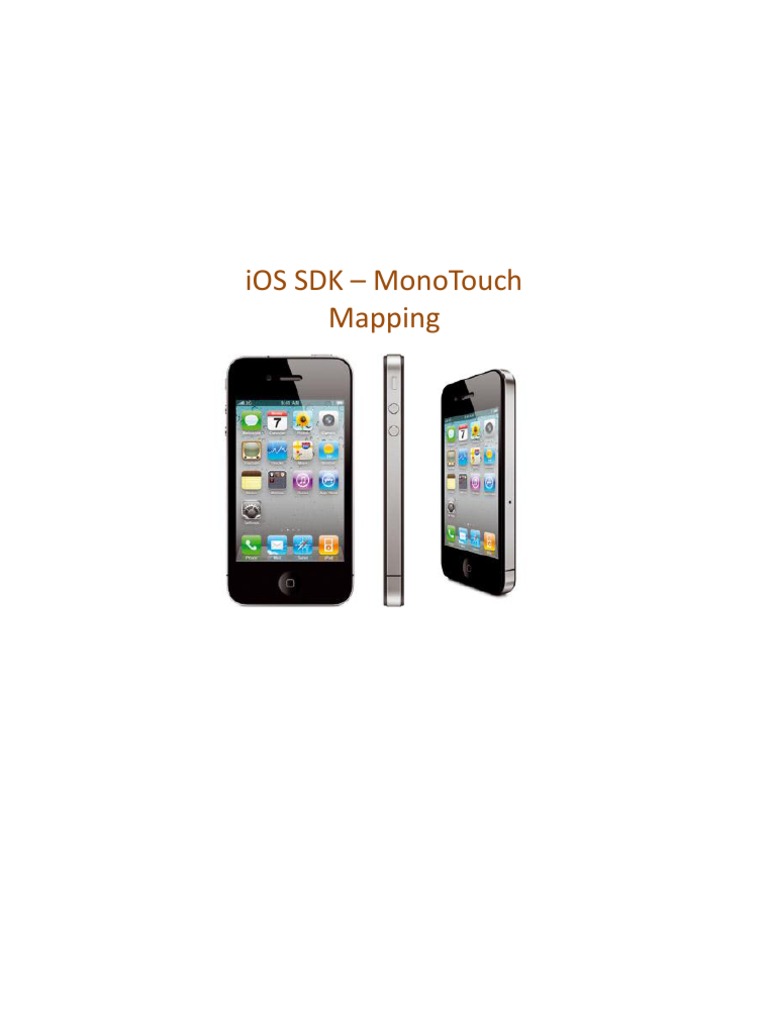 iOS SDK MonoTouch Overview | PDF | Areas Of Computer Science | Computer ...