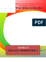 RPP Kelas 2 Tema 5 1 