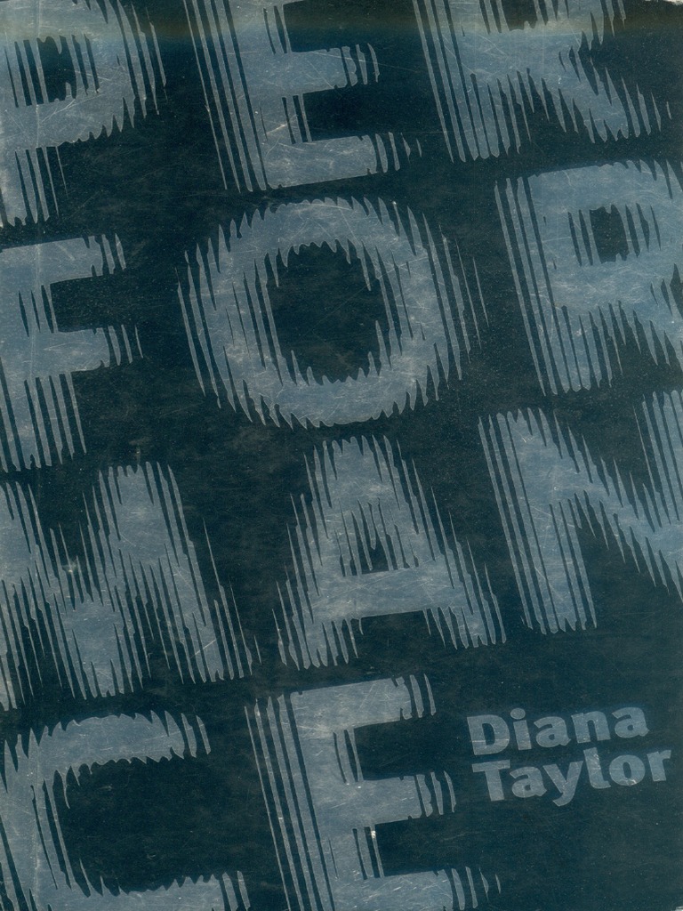 Diana Taylor-Performance-Asunto Impreso (2016) | PDF