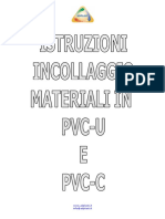 Istruzioni Incollaggio PVC e PVC C