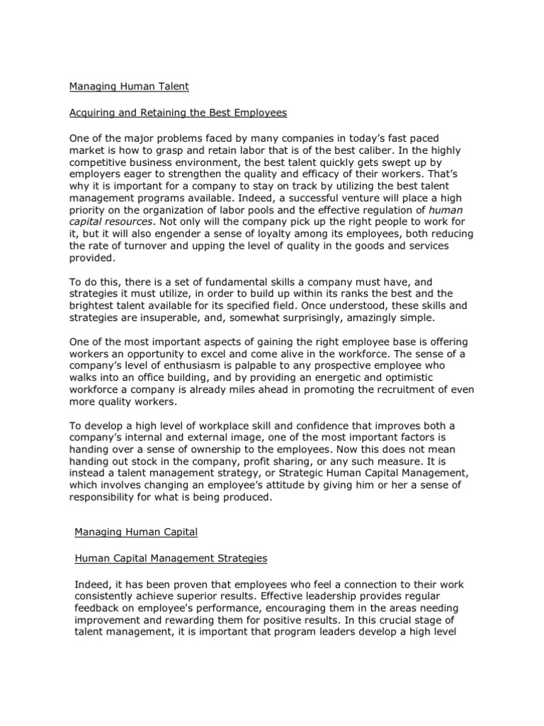 Document Structure Analysis Report | PDF | Human Resource Management ...