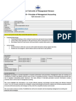 ACCT 130-Principles of Management Accounting-Mahin Moazzam