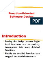Function-Oriented Software Design: Top-Down Decomposition and Data Flow Diagrams