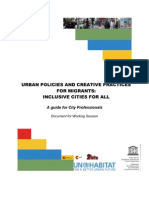 Guide for City Professionals- Urban Policies and Creative Practices for Migrants Inclusive Cities for All