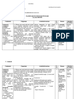 Planificare Pe Unitati de Invatare Clasa i