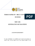 Belt Drive System 