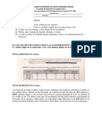 UASD Ingeniería de Tránsito examen de volúmenes de tráfico y niveles de servicio