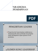 Paradigma Baru Kepemimpinan