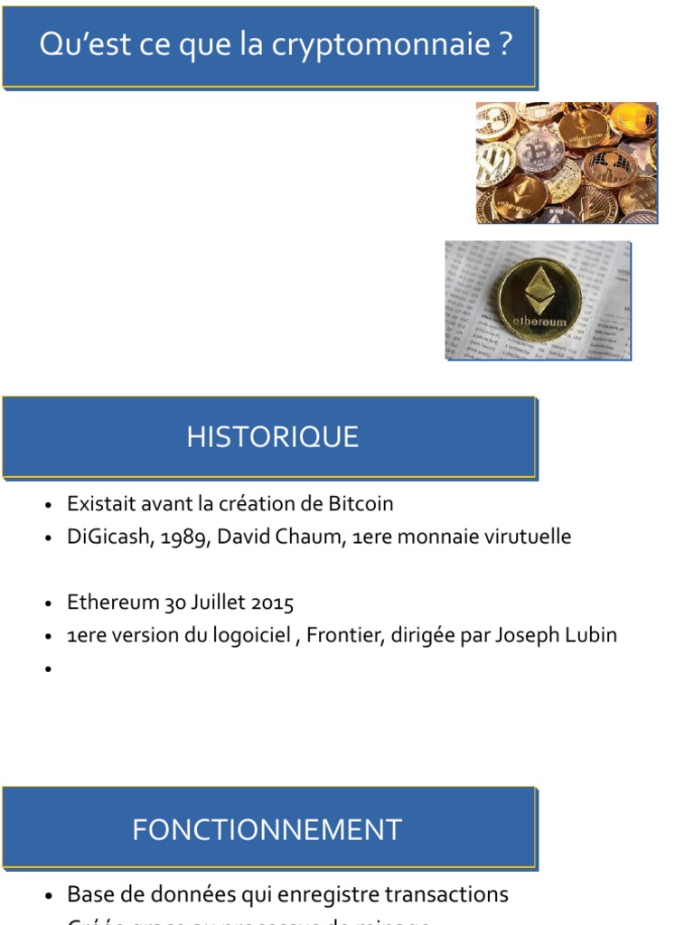 Crypto Monnaie | PDF