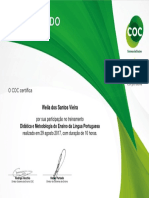 Didática e Metodologia Do Ensino Da Língua Portuguesa-Certificado 226839