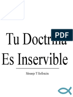 TU DOCTRINA NO SIRVE