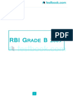 RBI Grade B 2009 English Paper Precis and Questions