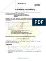 Introduction To Chemistry: Short Notes Class 6 ICSE