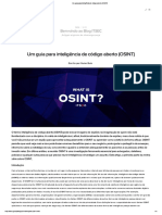 Um Guia para Inteligência de Código Aberto (OSINT)