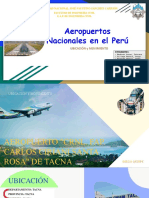 Aeropuertos Nacionales en El Perú, Ubicación y Movimiento