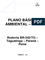 PBAs - CONSTRUÇÃO DA RODOVIA BR - 242-TO TAGUATINGA - PARANÁ - PEIXE