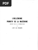 L'hellénisme Primitif de La Macédoine, Prouvé Par La ...