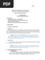 (Bio 024) Biochemistry Lab Activity 9 Test For Carbohydrates