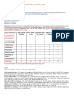 Self & Peer Evaluation Sheet For Research Paper