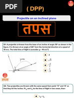 Projectile On An Inclined Plane