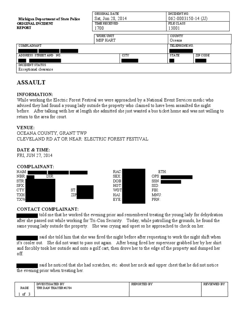 2014 Employee Fired and Assaulted PDF Crime & Violence Law