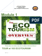 Tour El 103 Ecotourism: Leyte Normal University Tacloban City, Leyte College of Management and Entrepreneurship
